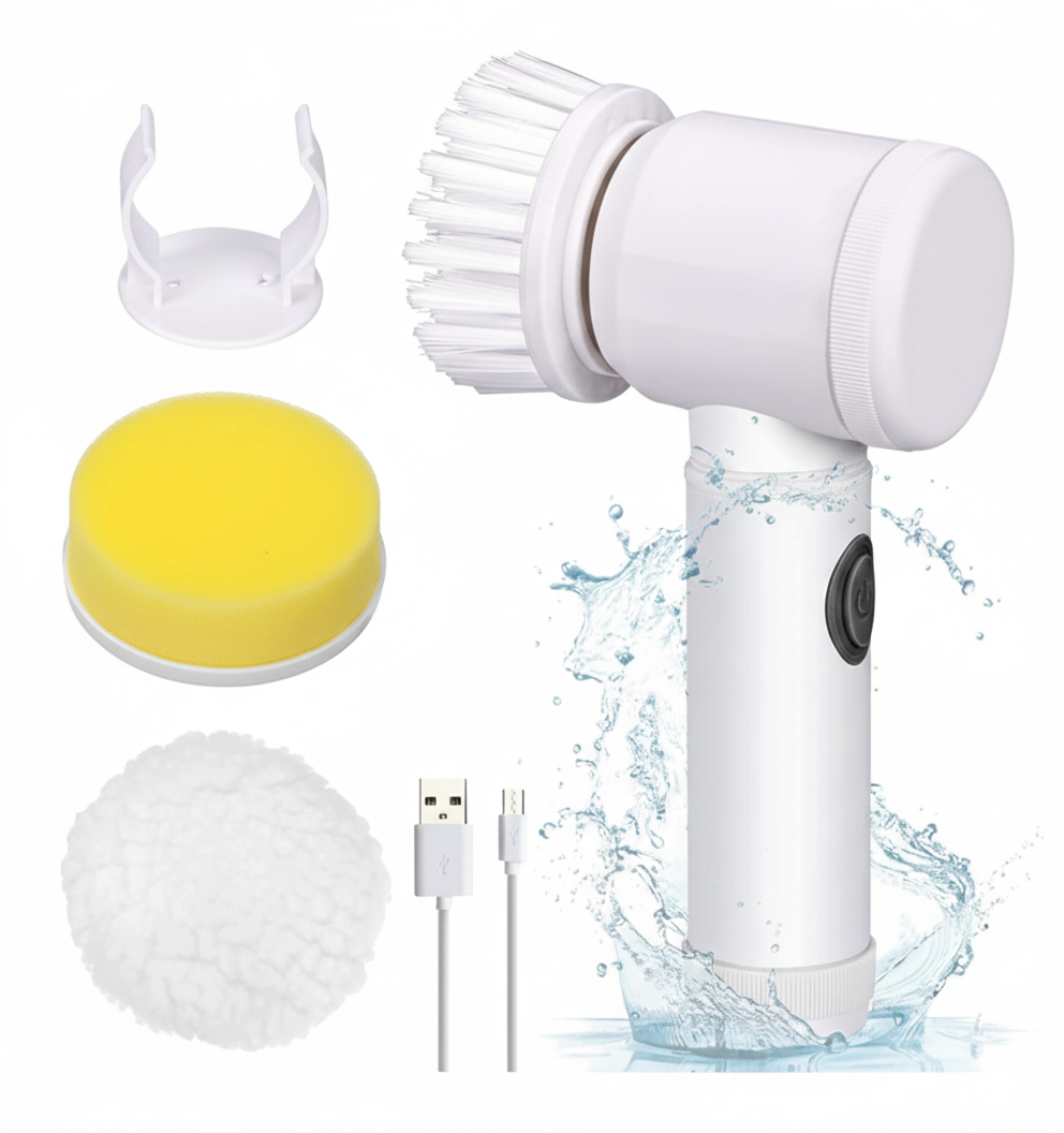 Cepillo Limpiador Giratorio 3 En 1