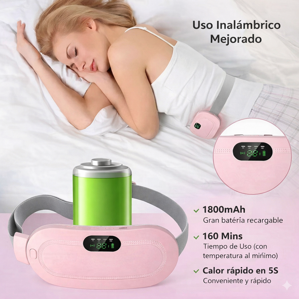 Cinturón Térmico Masajeador para Cólicos: Alivio Rápido y Natural