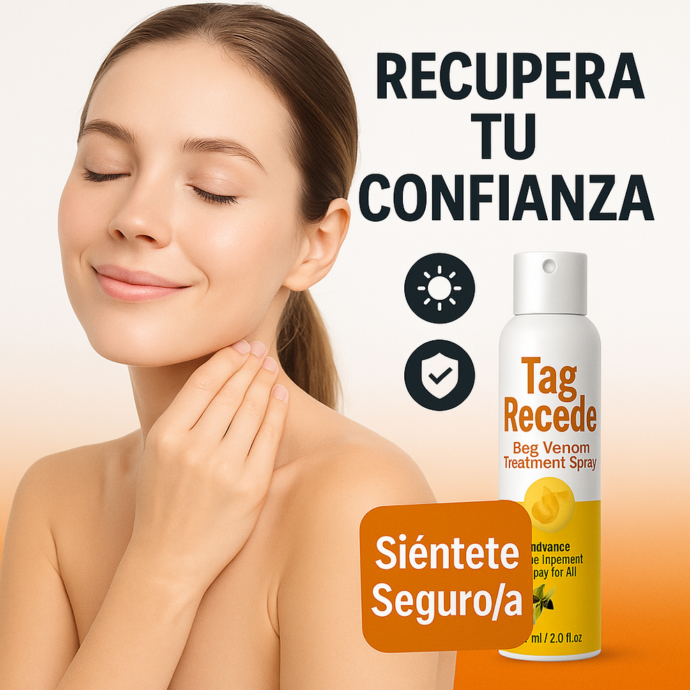Oferta 2x1: Spray eliminador de verrugas Tag Recede  | 60 ML