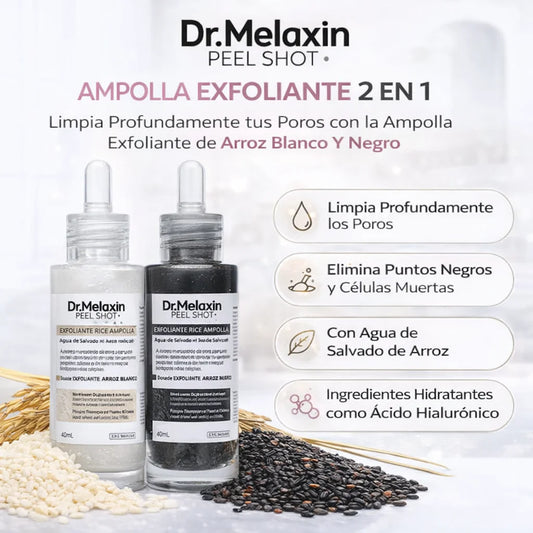 Dr. Melaxin: Elimina los puntos negros y la piel muerta