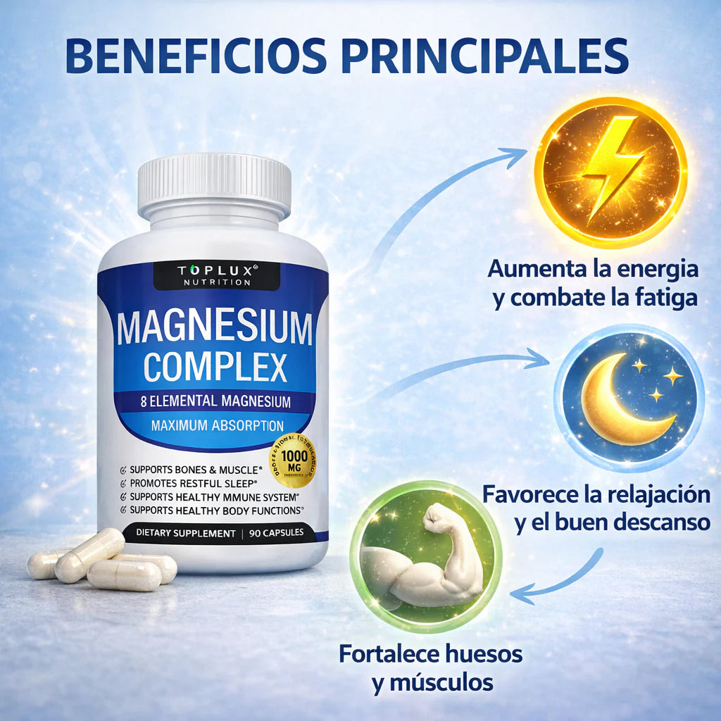 Magnesium Complex: Fortalece Cuerpo Y Mente