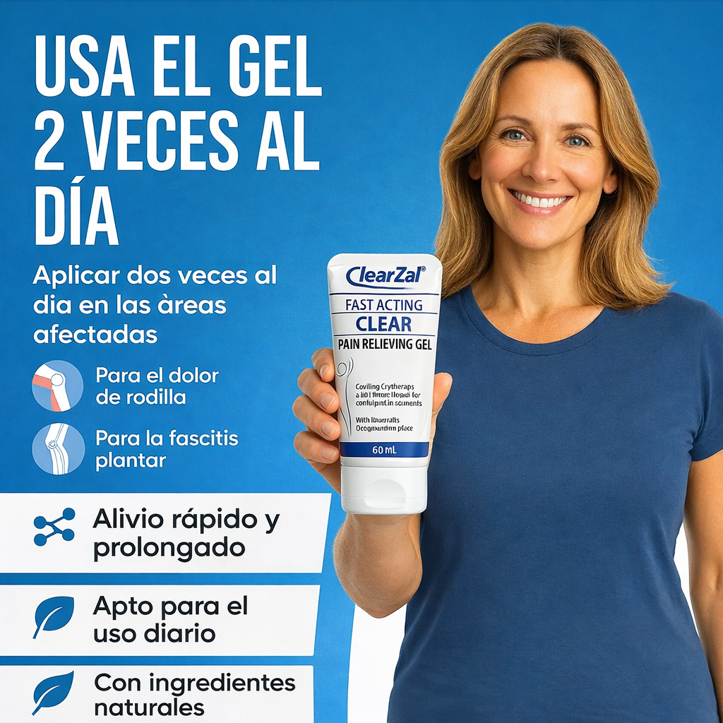 Clearzal Gel: Acción rápida y localizada