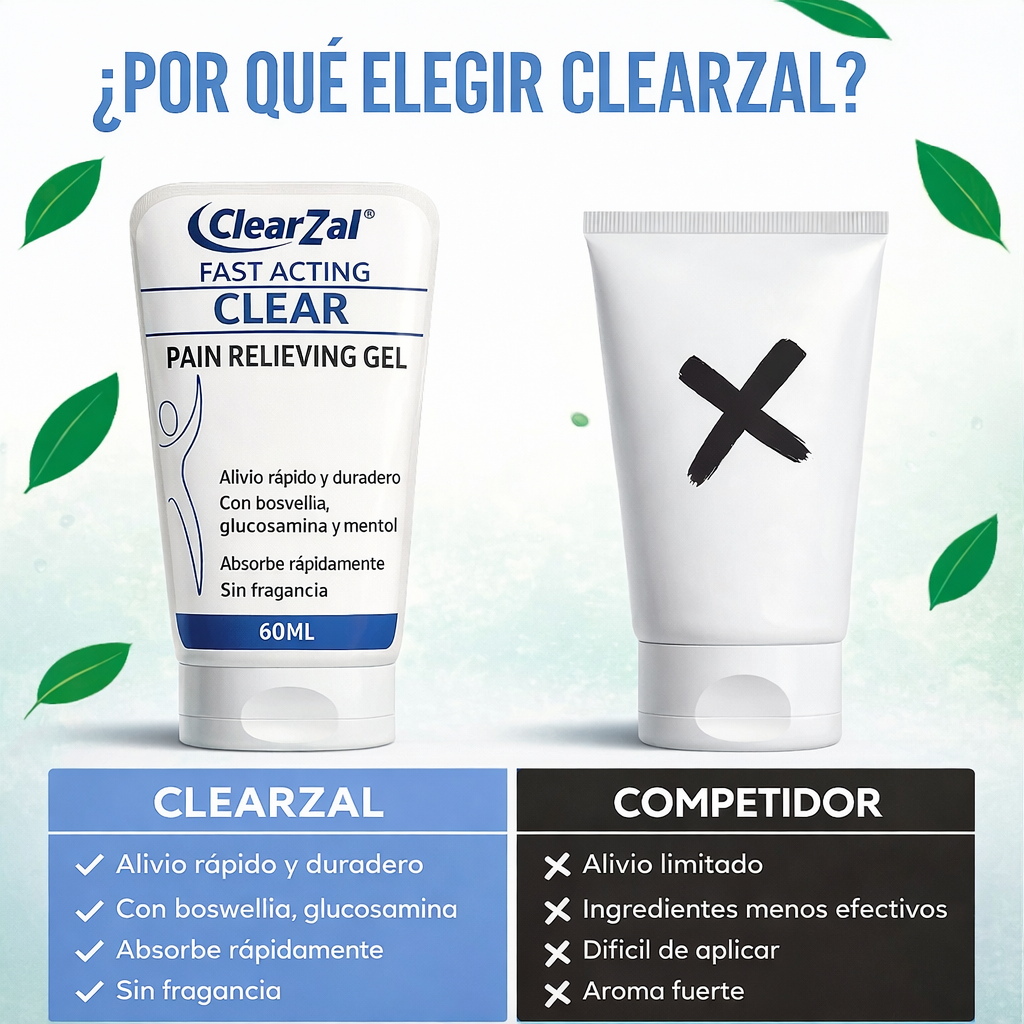 Clearzal Gel: Acción rápida y localizada