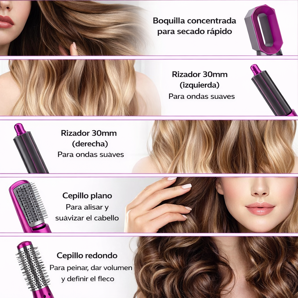 GLAM AIR - El cepillo que reemplaza 5 herramientas